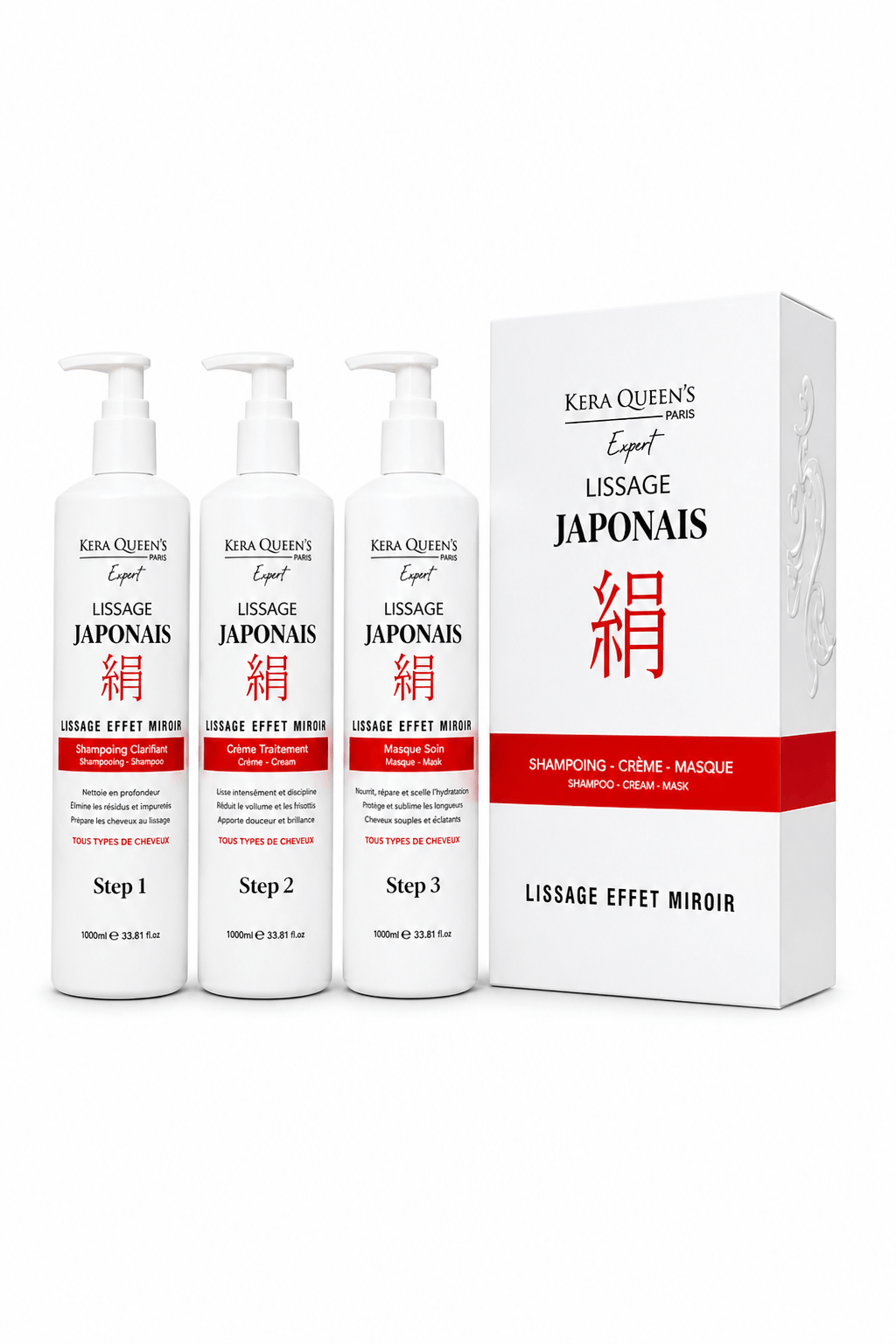 Lissage Japonais 3 x 1 L