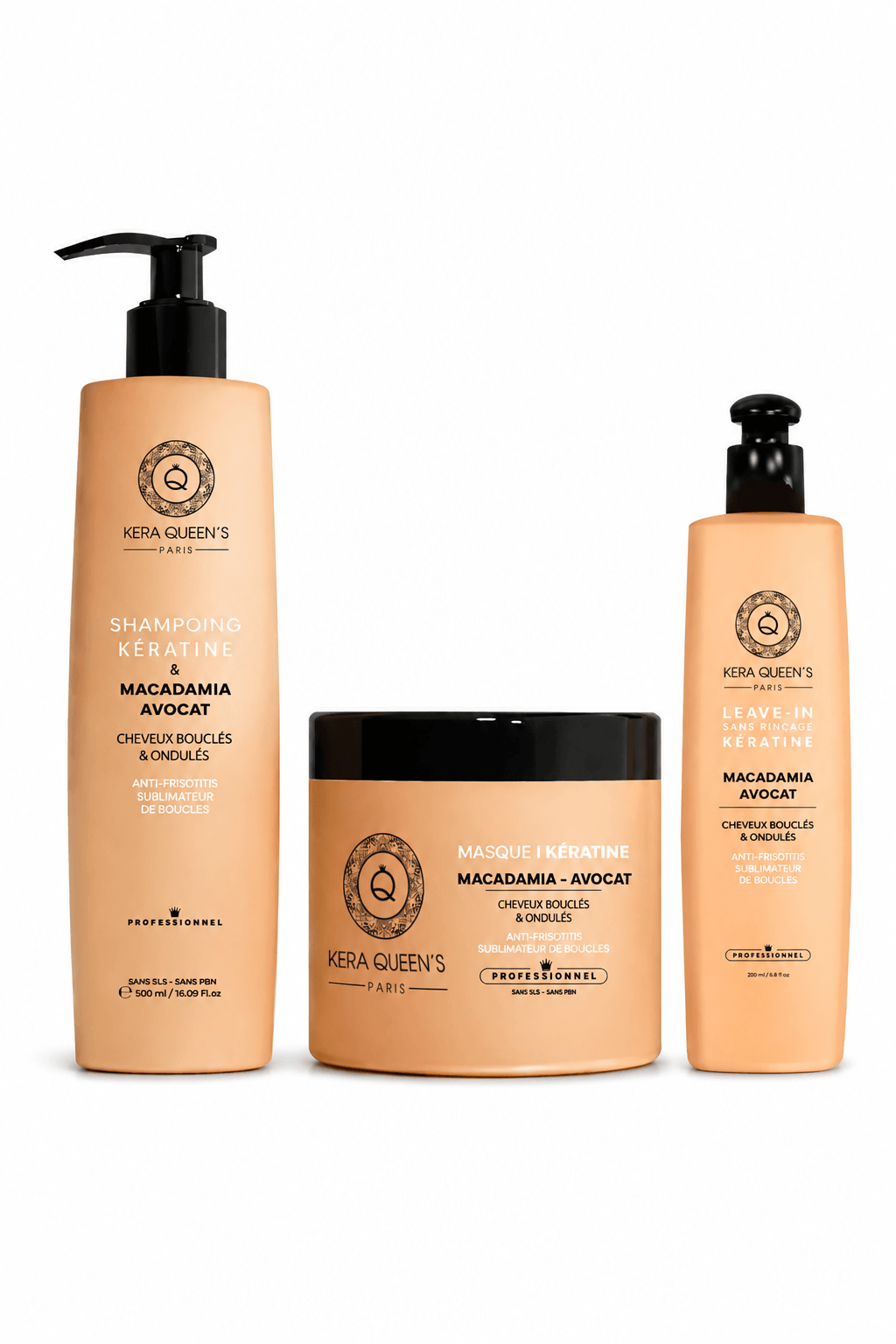 Kit Rituel Trio Kératine & l Macadamia D'AVOCAT