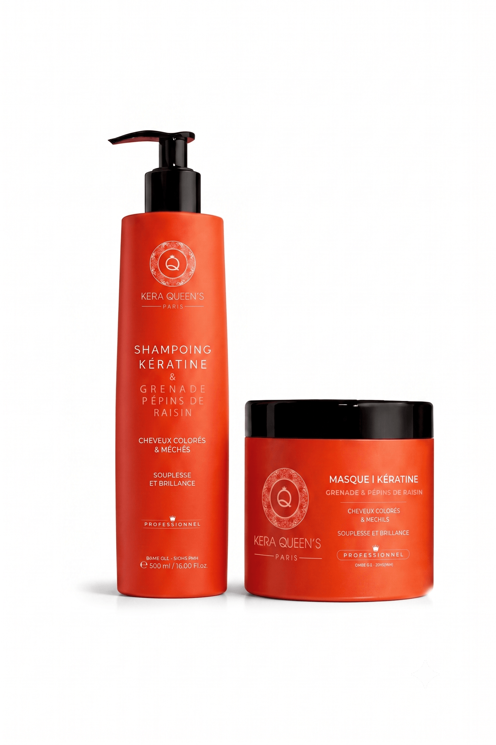 Kit Rituel Trio Kératine &   Grenade Pépins de Raisin