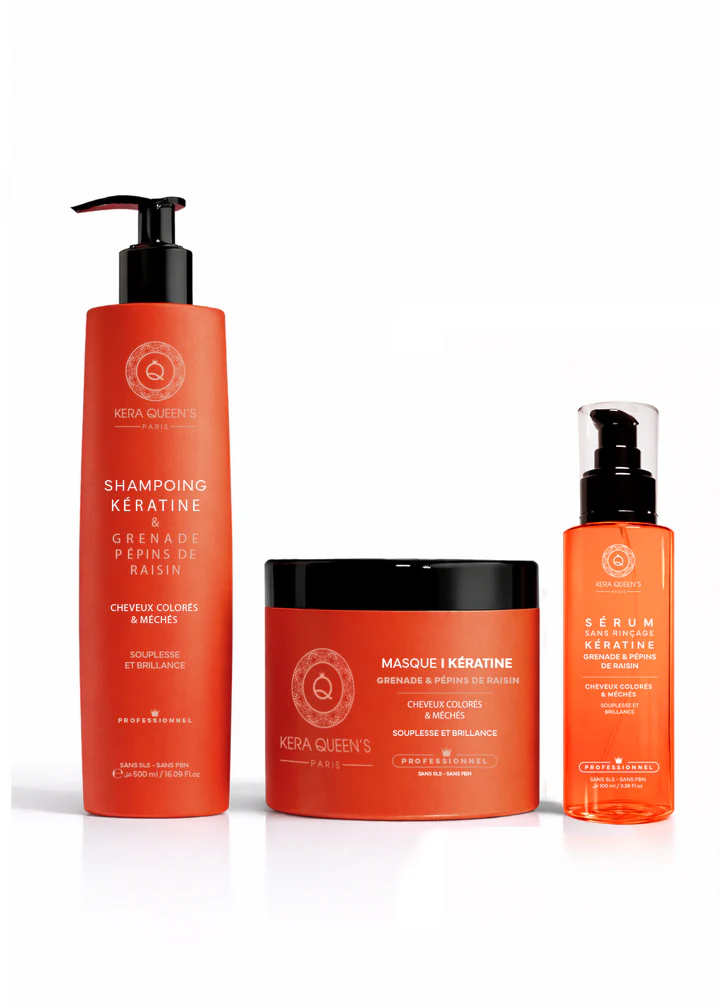 Kit Rituel Trio Kératine &   Grenade Pépins de Raisin
