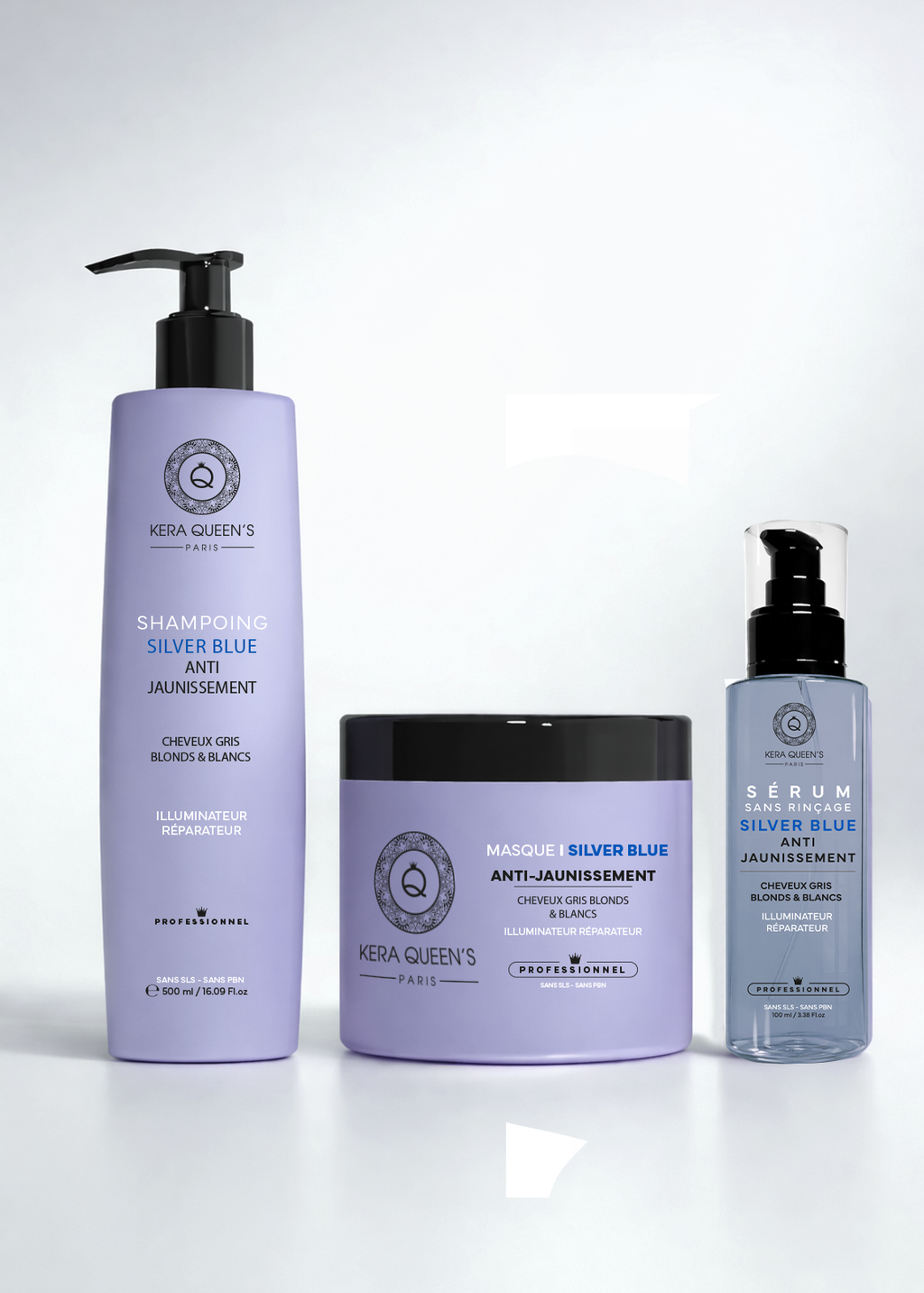 Kit Rituel Trio Kératine &  Silver Blue